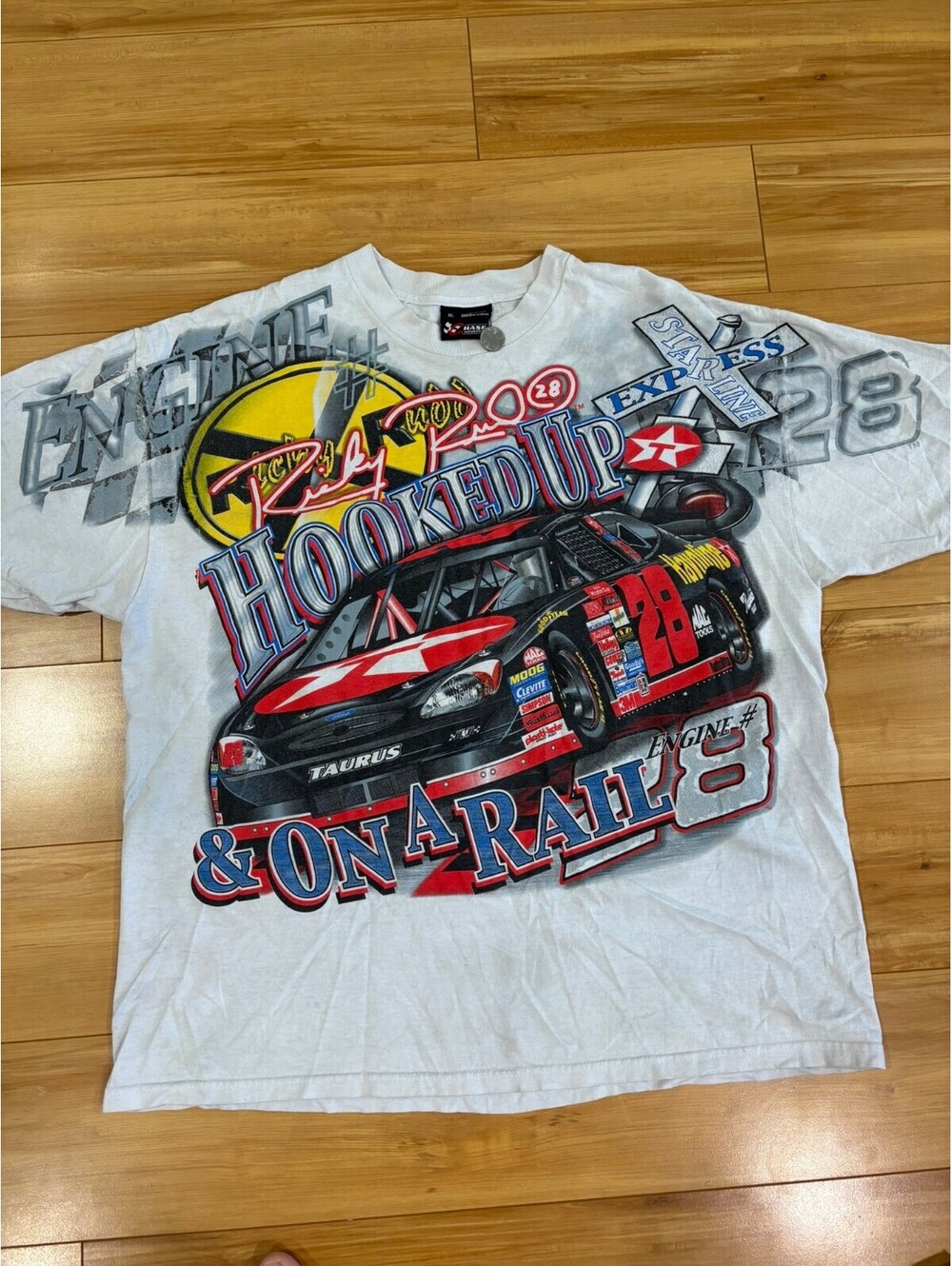 Vintage NASCAR Ricky Rudd #28 Havoline T-Shirt - Chase Authentics XL